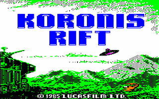 Koronis Rift Title Screen